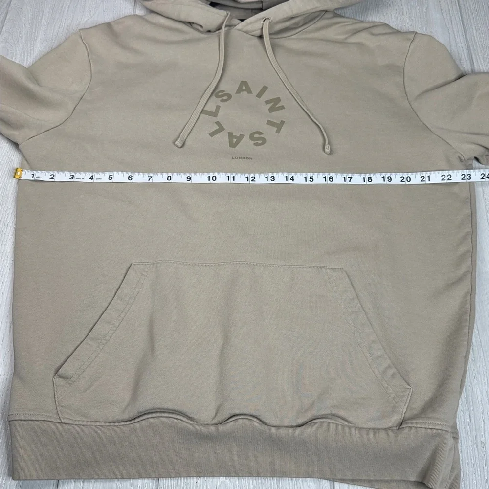 All Saints Hoodie, OVERSIZED, Tan, XS